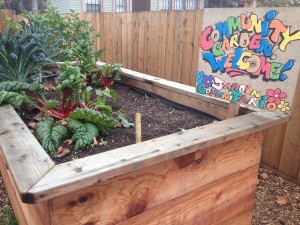 Pogo Park’s community garden adds a healthy vibe to the neighborhood.